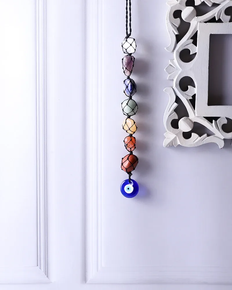 Evil Eye 7 Chakra Hanging | Positivity Evil Eye 7 Chakra Hanging | Positivity
